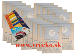 Samsung VCC 52U6V - zvýhodnené balenie typ XL - papierové vrecká do vysávača s dopravou zdarma + 5ks rôznych vôní do vysávačov v cene 3,99 ZDARMA (25ks) Samsung VCC 52U6V - zvýhodnené balenie typ XL - papierové vrecká do vysávača s dopravou zdarma + 5ks rôznych vôní do vysávačov v cene 3,99 ZDARMA (25ks)