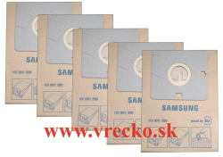 Samsung SC 54Q6 - zvýhodnené balenie typ A - papierové vrecká do vysávača, 5ks Samsung SC 54Q6 - zvýhodnené balenie typ A - papierové vrecká do vysávača, 5ks