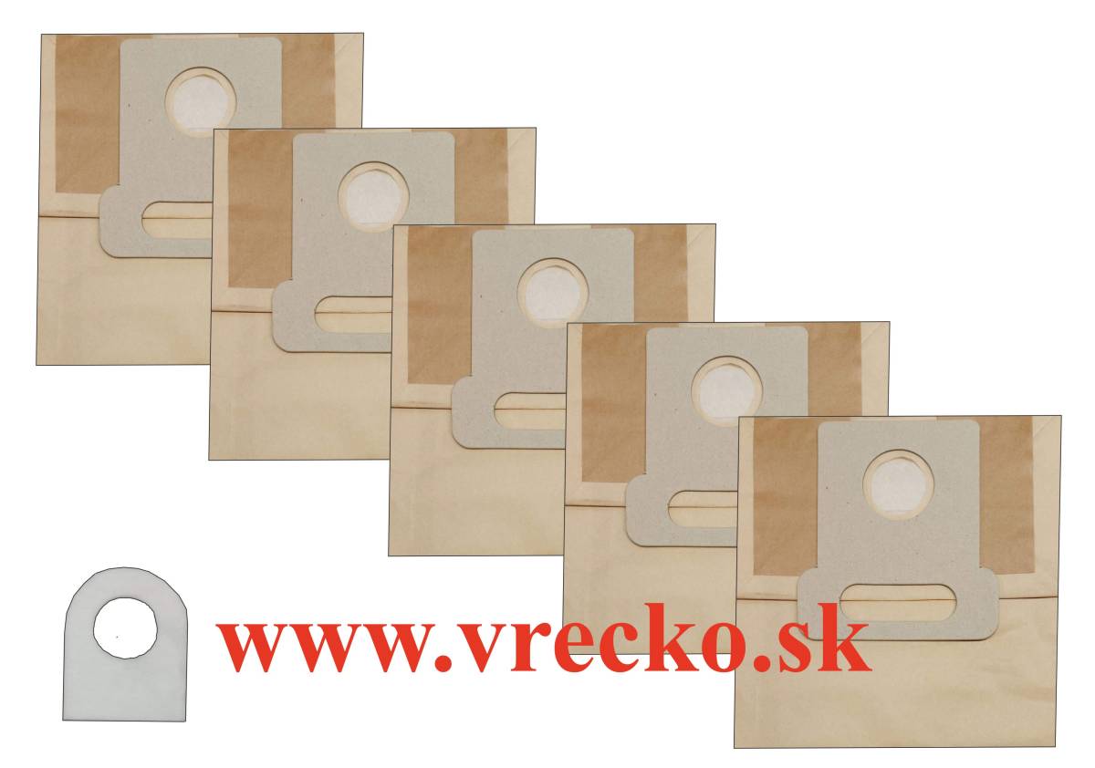 Moulinex Power Star - zvýhodnené balenie typ A - papierové vrecká do vysávača, 5ks