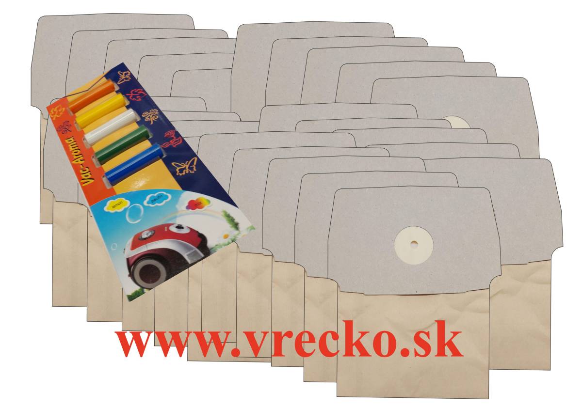 Electrolux D 790-795 - zvýhodnené balenie typ XL - papierové vrecká do vysávača s dopravou zdarma + 5ks rôznych vôní do vysávačov v cene 3,99 ZDARMA (25ks)